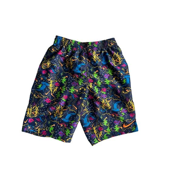 Boys Nike Swim Volley Trunks/Shorts, Two Pair, Medium, Lined, 8" inseam, Youth - Picture 6 of 8